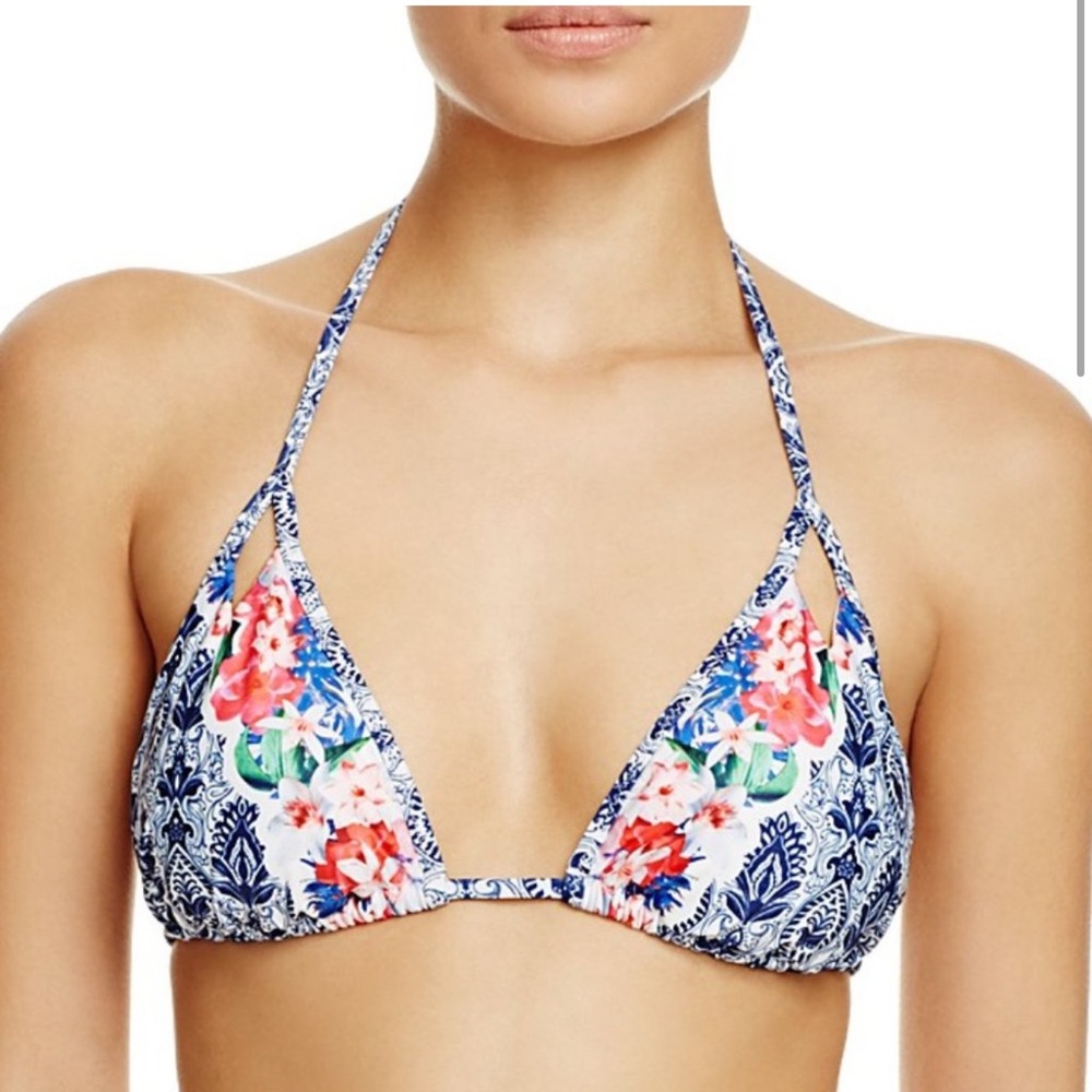Nanette Lepore Floral Blue Bikini